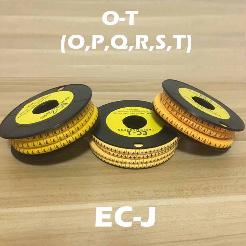 500pcs/roll A-Z O-T oprqst ƶ  EC-J 4-6mm  PVC μ  Ʃ ÷  ̾ ̺ Ŀ